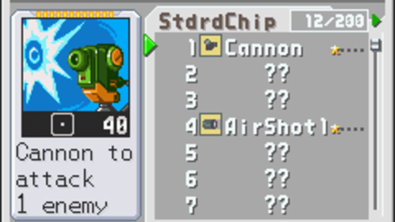 Mega Man Battle Network 3 Blue screenshot